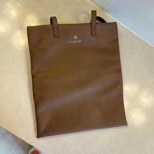 Lambert Vegan leather tote/laptop case